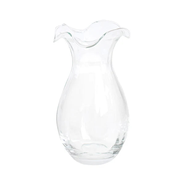 Hibiscus Vertical Clear vase sm.