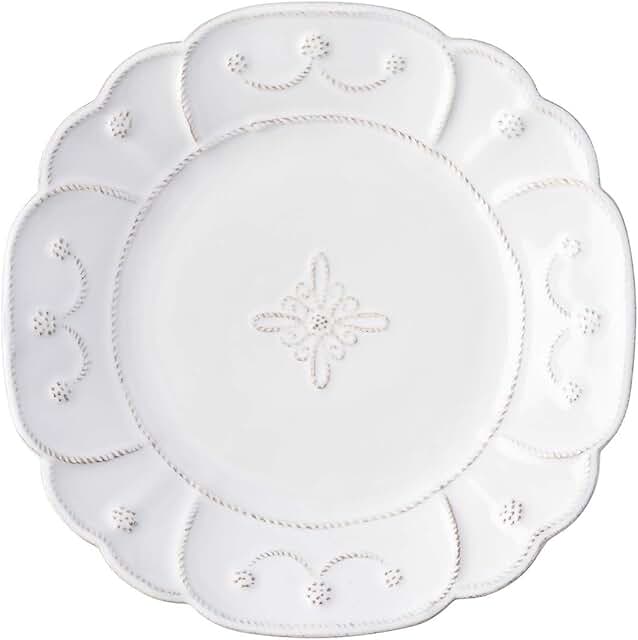 Jardin de Monde Salad plate white