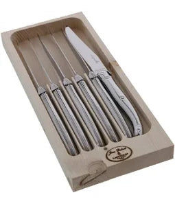 S/6 Stainless Steak Knives