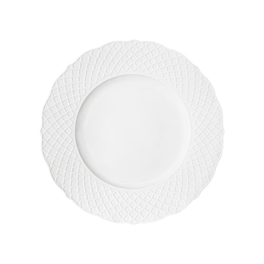 Empire White dinner plate