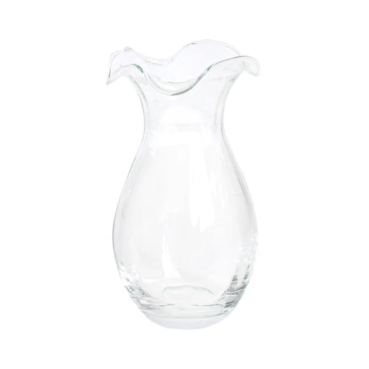 Hibiscus Vertical Clear vase sm.