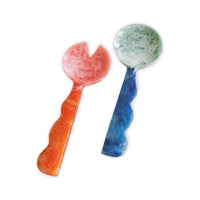 Orange/Blue Rio Resin Salad Servers