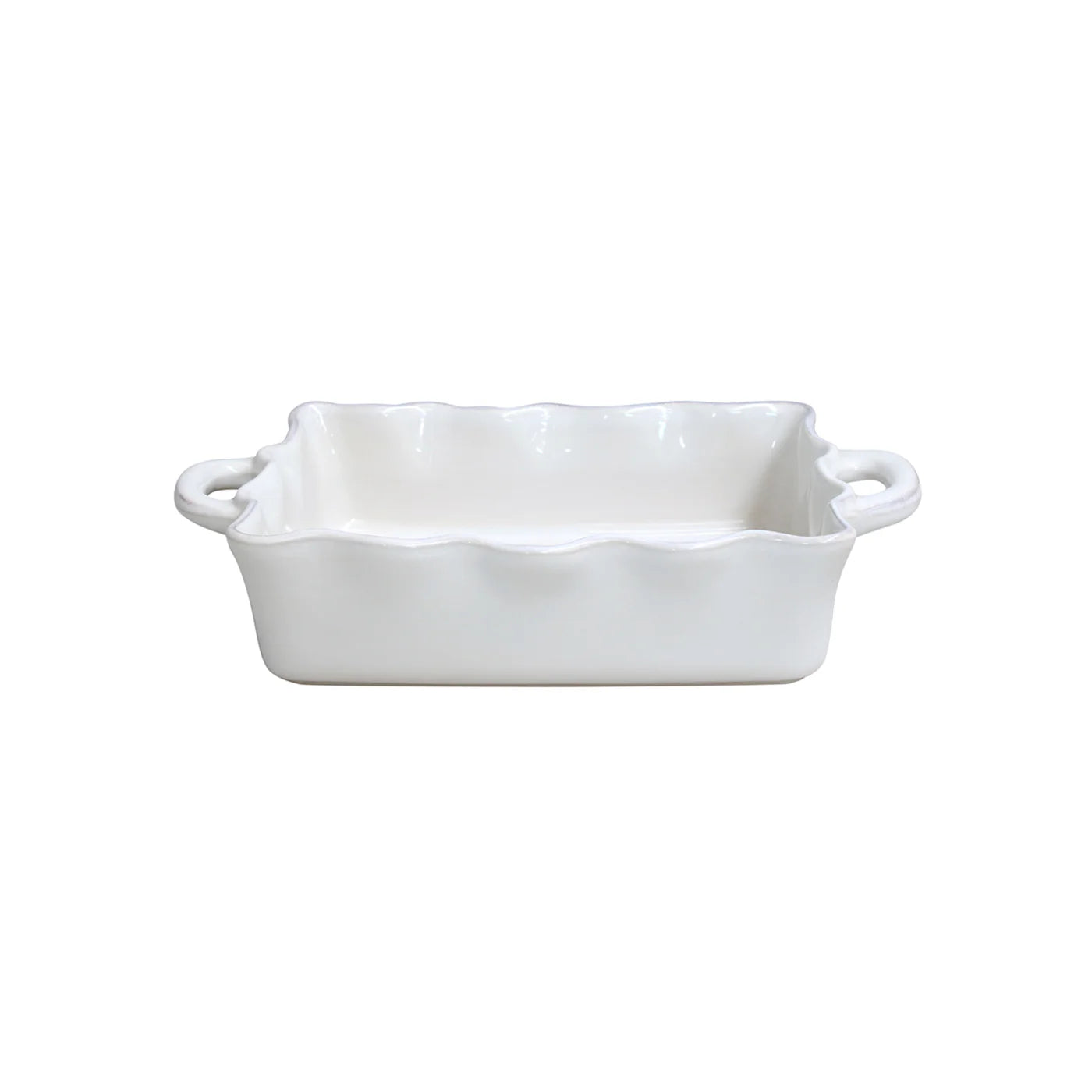 Med. Rect Ruffled Baker