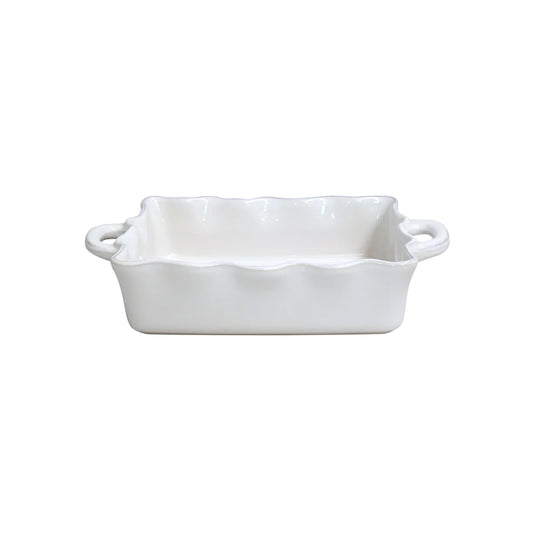 Med. Rect Ruffled Baker