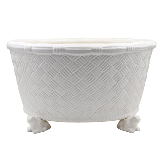 Centerpiece White Basketweave