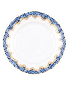 Fish Scale Blue Service Plate