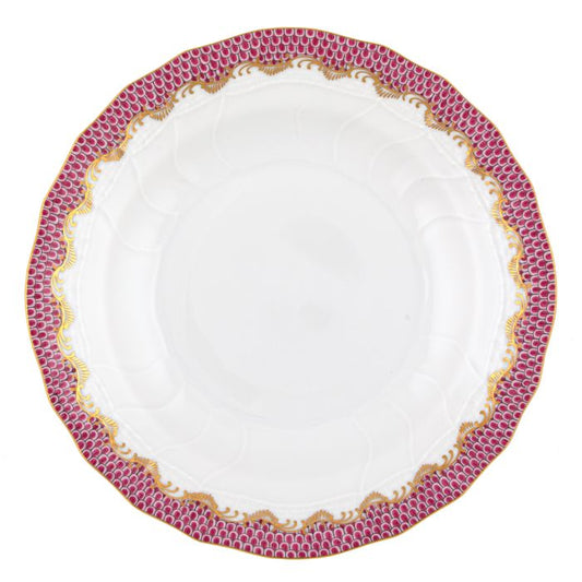 Fishscale Pink Dessert Plate