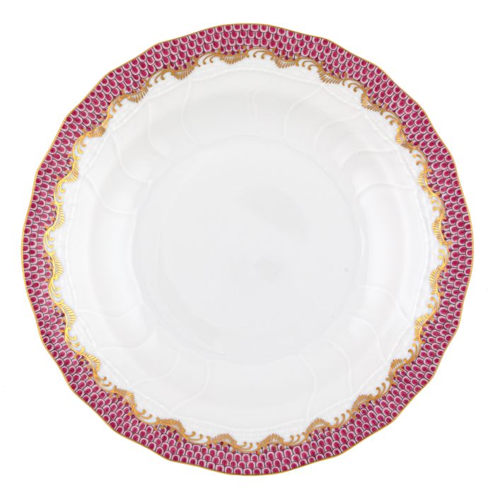Fishscale Pink Dessert Plate