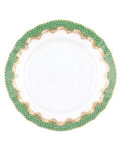 Fish Scale Green B&B plate