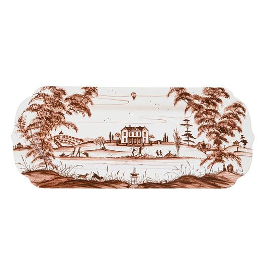 CE 15" Sepia Hostess Tray