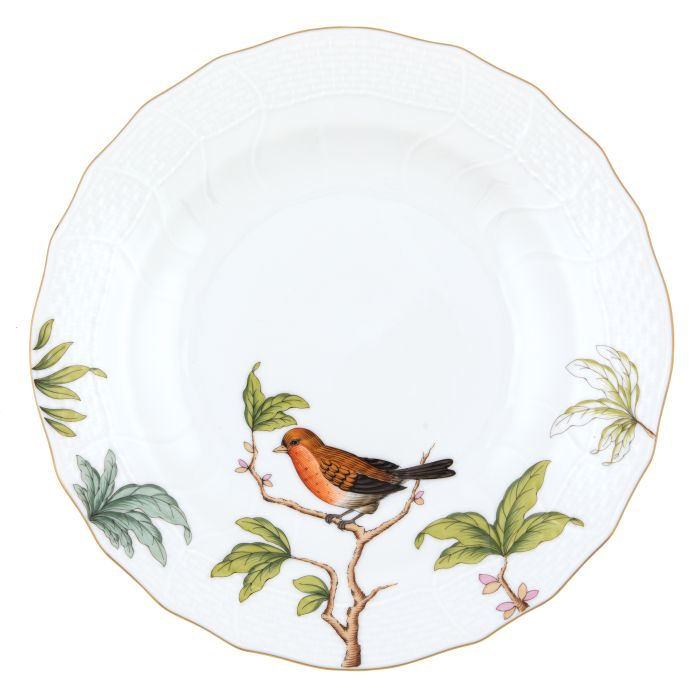 Foret Bird 4 Dessert Plate
