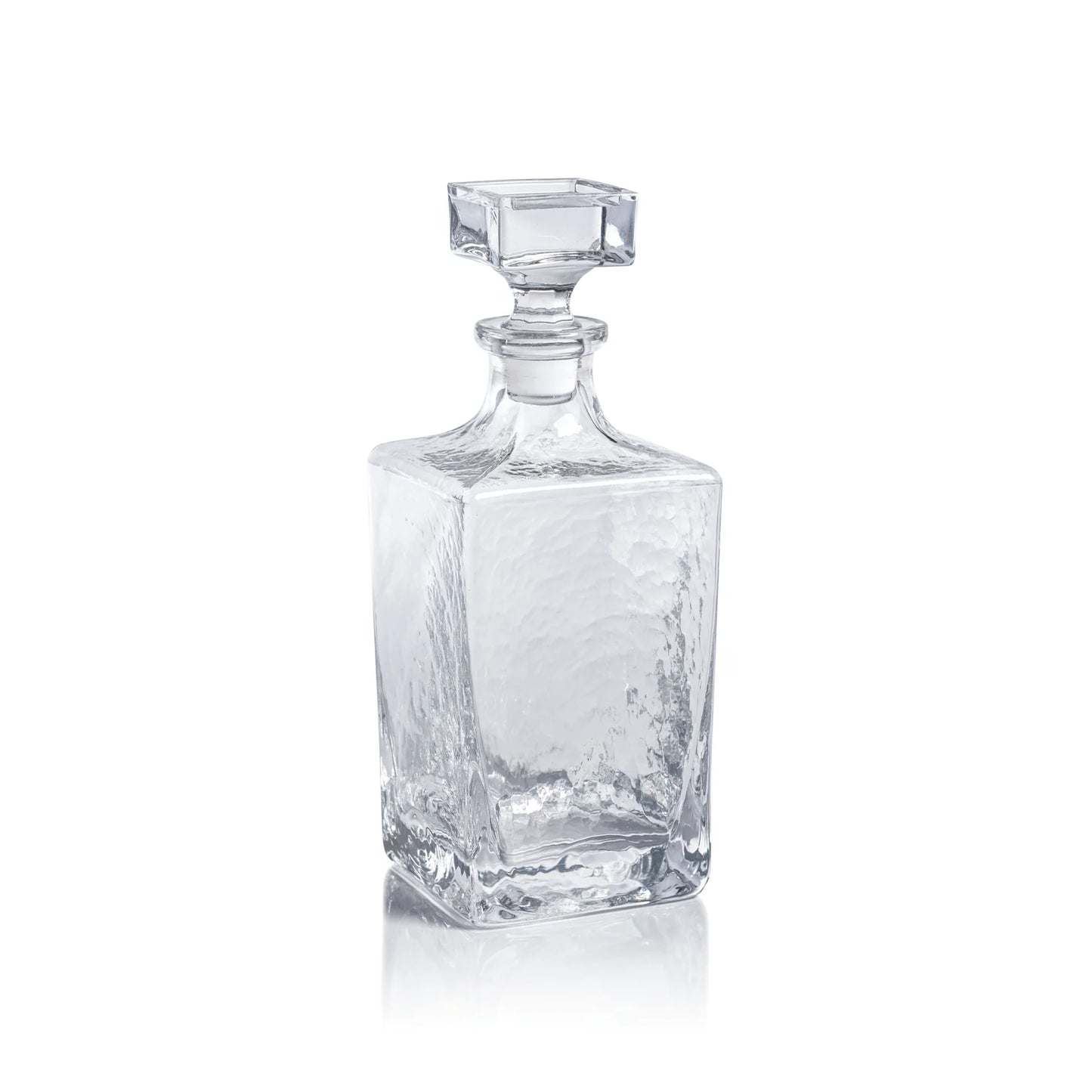 Hammered Glass Decanter