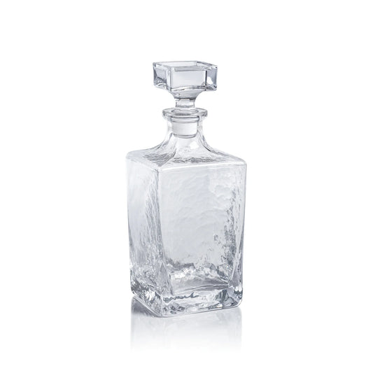Hammered Glass Decanter