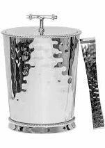 Graham Lidded Ice bucket w/tongs