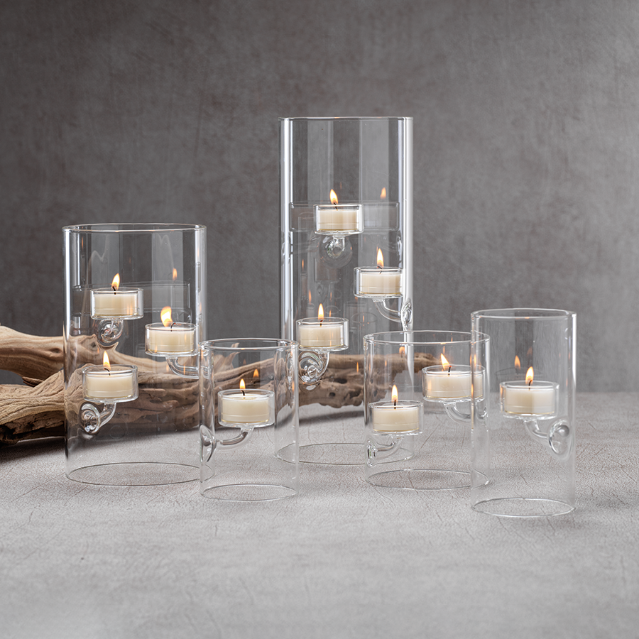 Tealight holder/hurricane xl