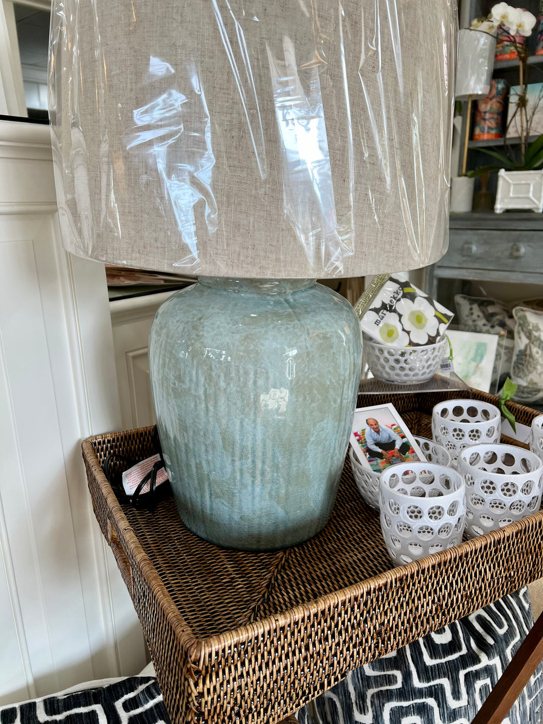 Stoneware lamp